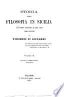 Storia della filosofia in Sicilia da' tempi antichi al sec. 19