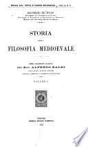 Storia della filosofia medioevale