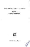 Storia della filosofia orientale
