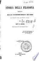 Storia della filosofia rispetto alla conoscenza di Dio