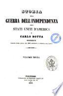Storia della guerra dell'indipendenza degli Stati Uniti d'America di Carlo Botta