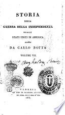 Storia della guerra della indipendenza degli Stati Uniti di America scritta da Carlo Botta