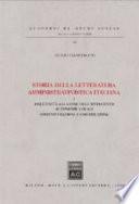Storia della letteratura amministrativistica italiana