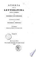 Storia della letteratura antica e moderna di Federico de Schlegel