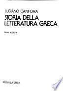 Storia della letteratura greca