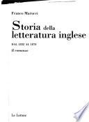 Storia della letteratura inglese: Dal 1832 al 1870. t. 1. Il saggismo e la poesia. t. 2. Il romanzo