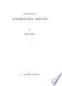Storia della letteratura inglese