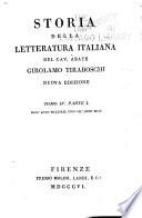 Storia della letteratura italiana: all' anno MCLXXXIII fino all' anno MCCC