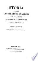 Storia della letteratura italiana: Dall' anno MCCC fino all' anno MCCCC. t. 12-16. Dall' anno MCCCC fino all' anno MD
