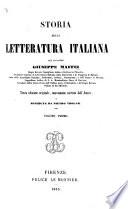 Storia della Letteratura Italiana, dall'origine della lingua fino al secolo XIX. (Nuova edizione ... accresciuta colla storia dei primi trentadue anni del secolo XIX.)