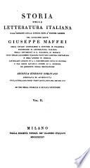 Storia della Letteratura Italiana, dall'origine della lingua fino al secolo XIX. (Nuova edizione ... accresciuta colla storia dei primi trentadue anni del secolo XIX.)
