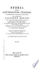 Storia della Letteratura Italiana, dall'origine della lingua fino al secolo XIX. (Nuova edizione ... accresciuta colla storia dei primi trentadue anni del secolo XIX.)