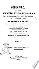 Storia della letteratura italiana dall'origine della lingua sino a' nostri giorni del cavaliere abate Giuseppe Maffei