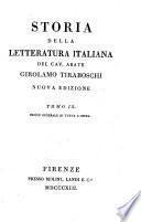Storia della letteratura italiana del cav. abate Girolamo Tiraboschi: L'Elogio dell' autore