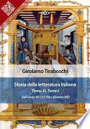 Storia della letteratura italiana del cav. Abate Girolamo Tiraboschi – Tomo 6. – |