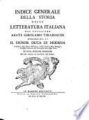 Storia della letteratura italiana del cavaliere abate Girolamo Tiraboschi ... Tomo 1. [- 8. parte 2.]