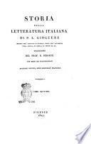 Storia della letteratura italiana di P.L. Ginguené ... Traduzione del prof. B. Perotti con note ed illustrazioni. Tomo primo [-duodecimo]