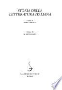 Storia della letteratura italiana: I. Novecento