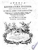 Storia Della Letteratura Italiana