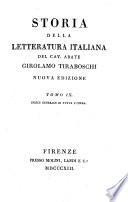 Storia della letteratura italiana