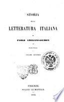 Storia della letteratura italiana