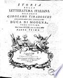 Storia Della Letteratura Italiana