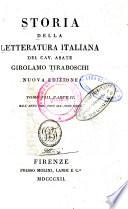 Storia della letteratura italiana