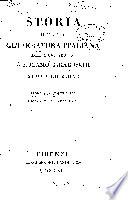 Storia della letteratura italiana...