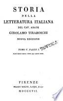 Storia della letteratura italiana
