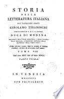 Storia della letteratura italiana