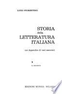 Storia della letteratura italiana