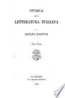 Storia della letteratura italiana