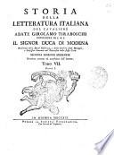 Storia della letteratura italiana