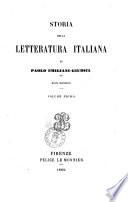Storia della Letteratura Italiana