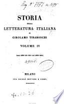 Storia della letteratura italiana