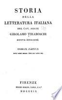 Storia della letteratura italiana...