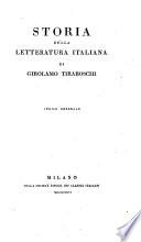 Storia della letteratura italiana