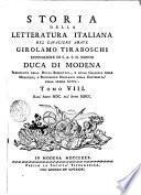 Storia della letteratura italiana