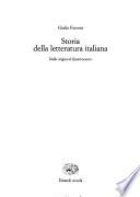 Storia della letteratura italiana