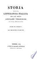 Storia della letteratura italiana