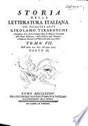 Storia della letteratura italiana