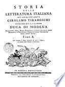 Storia della letteratura italiana