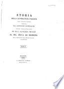 Storia della letteratura italiana nel secolo 18. scritta da Antonio Lombardi primo bibliotecario di sua altezza reale il sig. duca di Modena ... Tomo 1. [-4.!