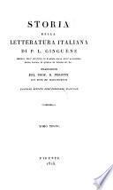 Storia della letteratura italiana. Tr. del prof. B. Perotti