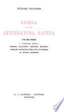 Storia della letteratura latina: I poetae novi, Cesare, Sallustio, Varrone Reatino, I minori prosatori dell'eta de Cesare, M Tullio Cicerone