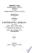 Storia della letteratura romana del dottore Giov. Crist. Felice Bähr