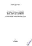 Storia della Liguria durante il fascismo: Fascisti, cospiratori, costruzione del regime, 1923-1925