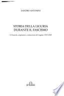 Storia della Liguria durante il fascismo