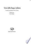 Storia della lingua italiana