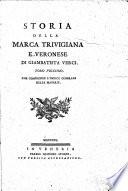 Storia della Marca Trivigiana e Veronese